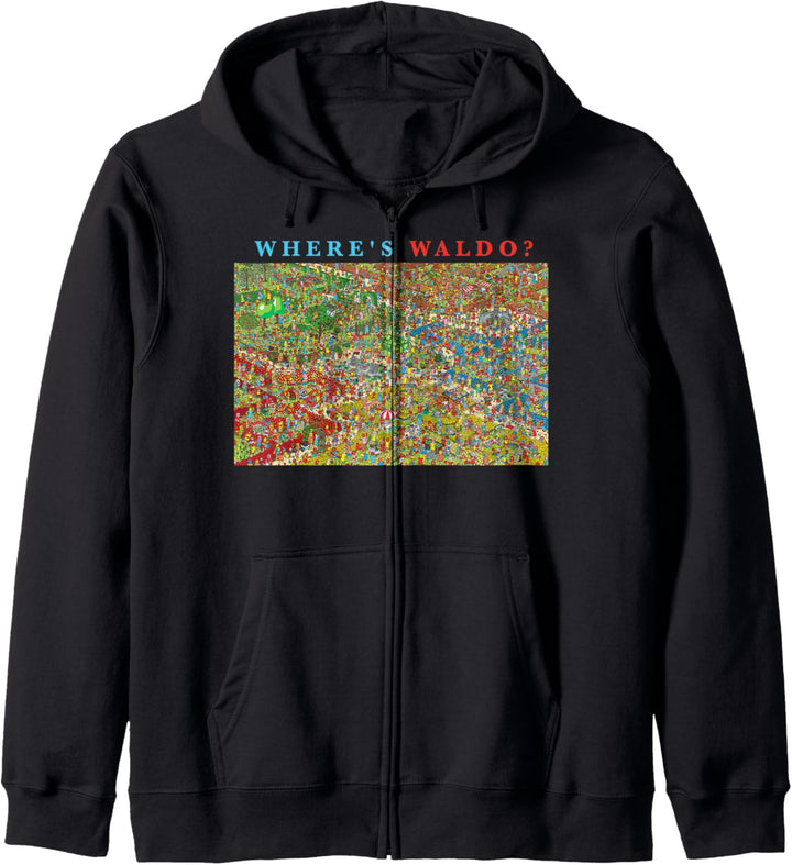 Where's Waldo? Flower Waldo Kapuzenjacke