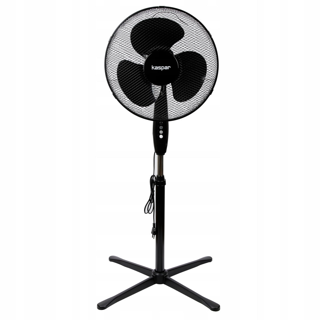 Kaspar Ventilator Standventilator mit 3 Windgeschwindigkeiten Oszillationsfunktion Schwenkfunktion 4