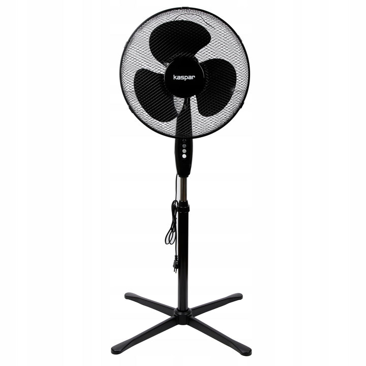 Kaspar Ventilator Standventilator mit 3 Windgeschwindigkeiten Oszillationsfunktion Schwenkfunktion 4