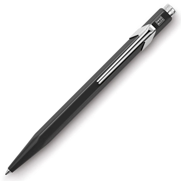 CARAN d'ACHE - Kugelschreiber 849 POPLINE - Schwarz mit Etui, 1 Stück (1er Pack) Schwarz1, Schwarz1