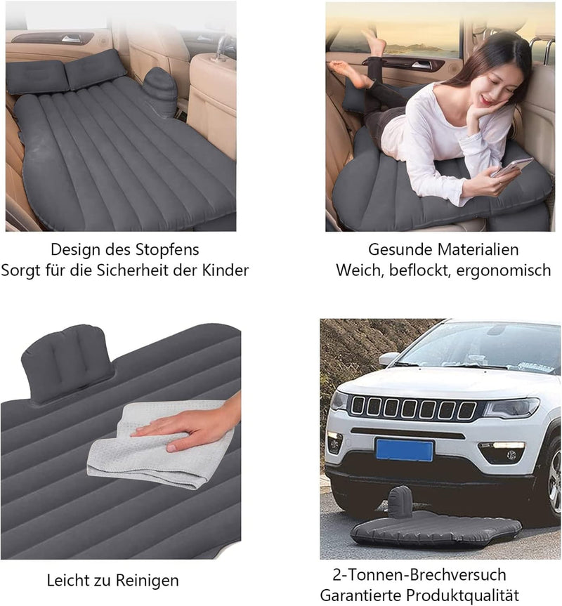 Auto Luftmatratze, SUV aufblasbare Matratze, MPV Luftbett Camping, faltbare Luftmatratze Auto und 2