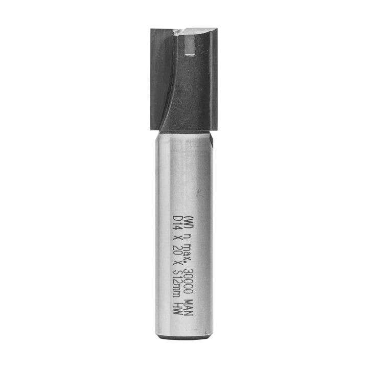ENT 11129 Nutfräser HW, Schaft (S) 12 mm, Durchmesser (D) 14 mm, NL 20 mm, SL 40 mm, GL 62 mm, mit H