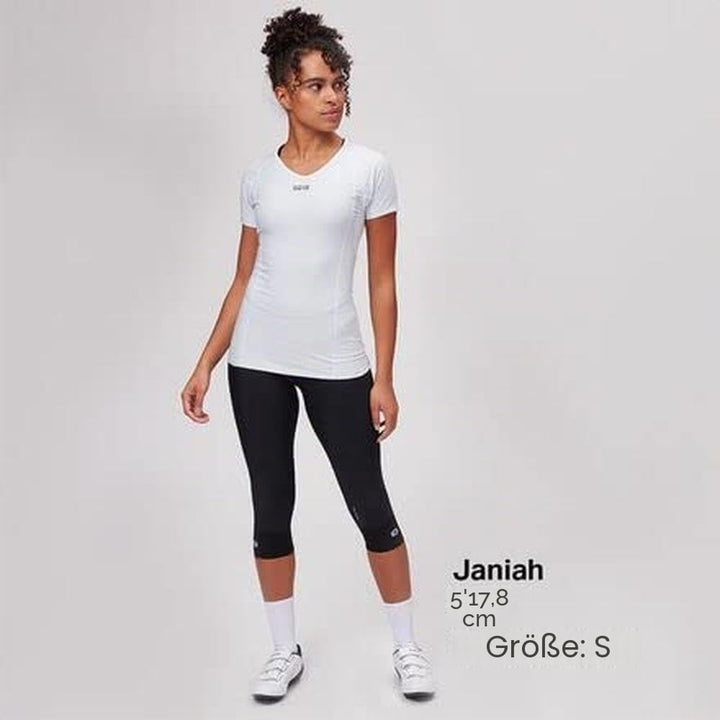 GOREWEAR M Damen Gore® Windstopper® Base Layer Shirt 34 Light Grey/White, 34 Light Grey/White