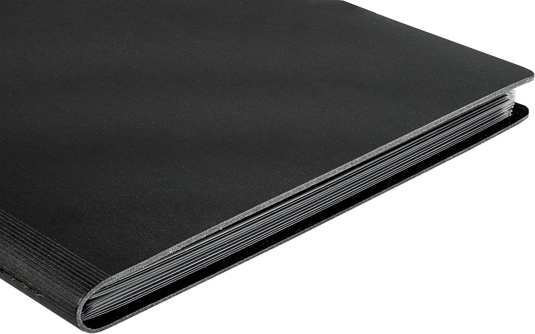 PRAT Pampa - Präsentationsalbum A3 - 30x42cm - mit 20 fest fixierten Crystal Laser Hüllen - Schwarz