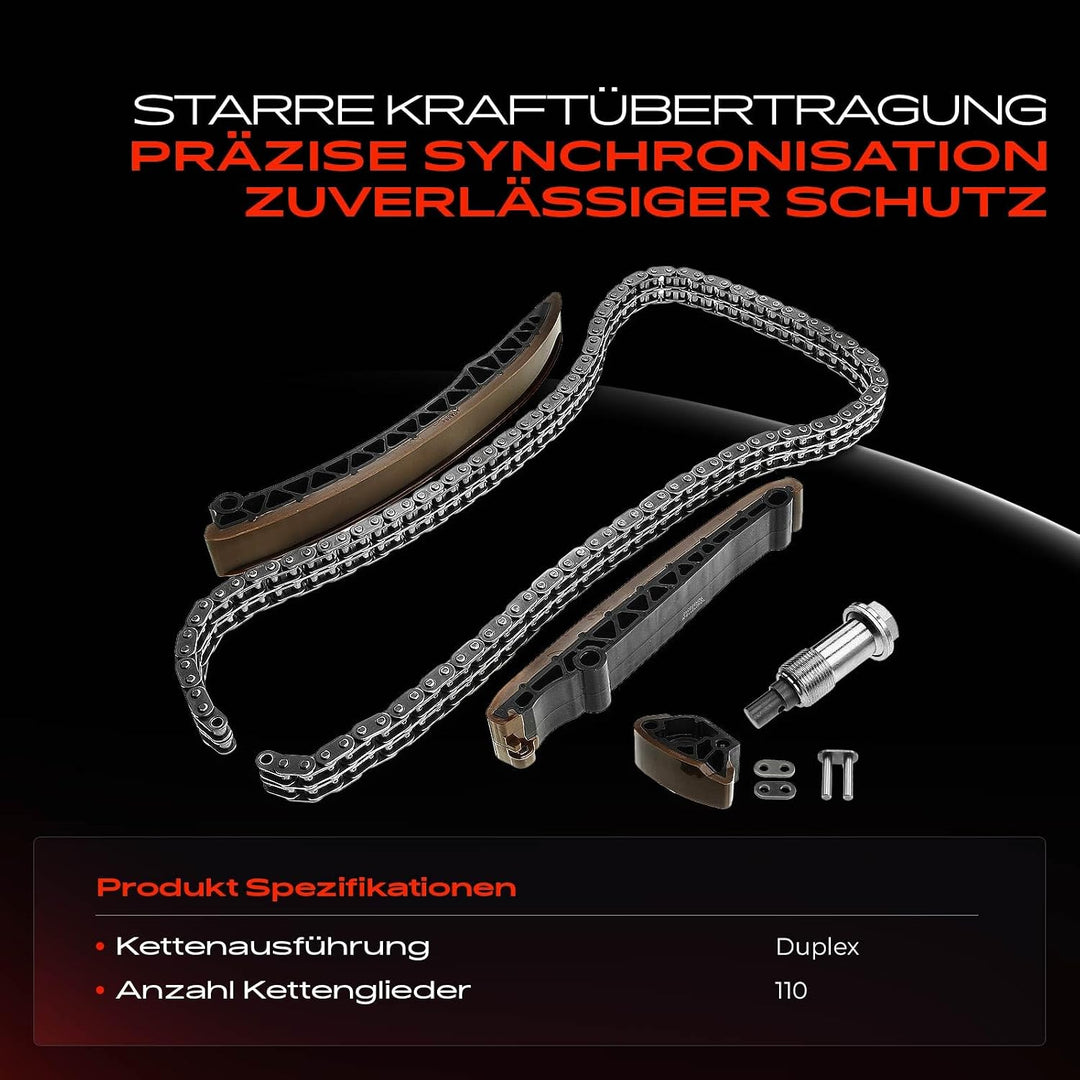 Frankberg Steuerkettensatz Kompatibel mit W202 CL203 C209 W210 S210 W461 W163 W220 B901 B902 B906 W6