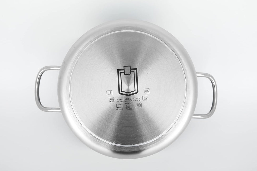 METRO Professional Gemüsetopf, Edelstahl, Ø 40 cm, 50 L, Höhe: 40.8 cm Induktion, Ofenfest, Topf für