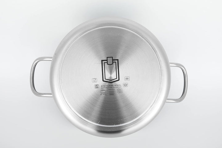 METRO Professional Gemüsetopf, Edelstahl, Ø 40 cm, 50 L, Höhe: 40.8 cm Induktion, Ofenfest, Topf für
