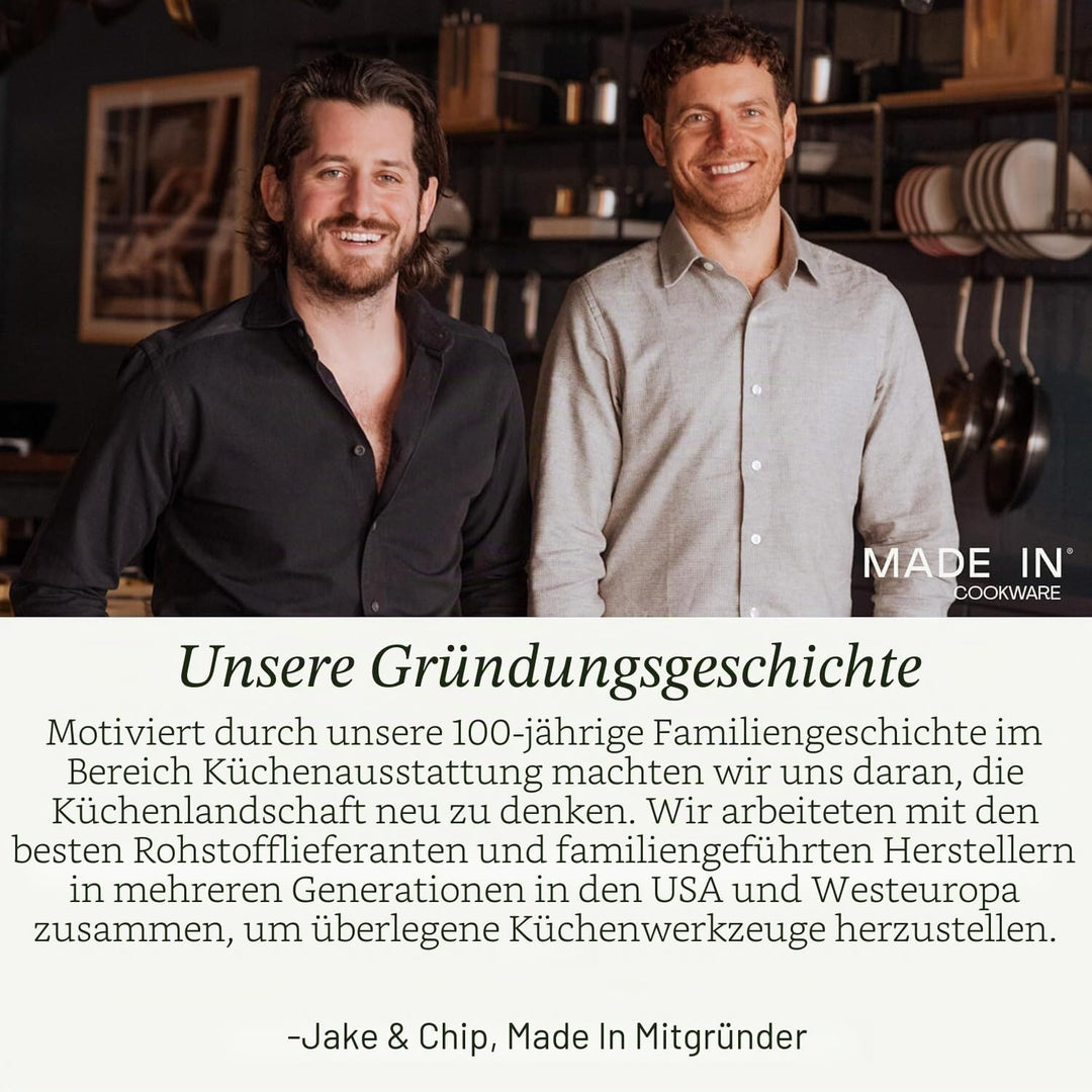Made In Cookware – 25,4 cm Edelstahl-Bratpfanne – 5-lagige Edelstahlbeschichtung – Professionelles K