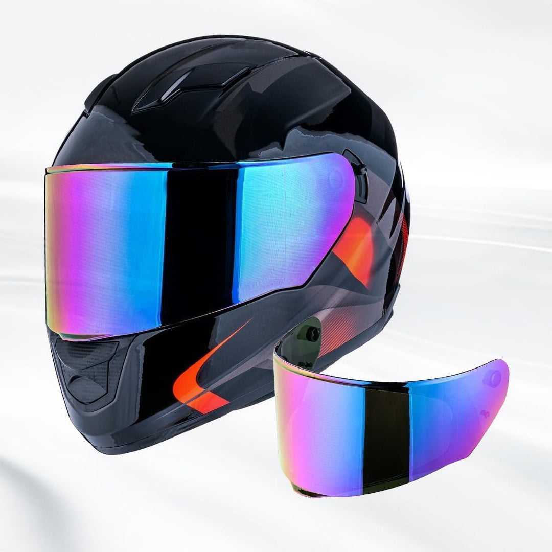 Helmvisier für LS2 FF328/FF353/FF800,Motorradhelm Visier,Motorrad Windschutz Helm Objektiv Visier Vo