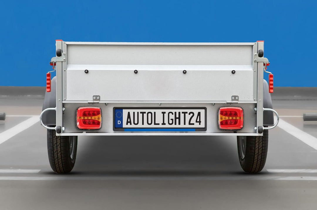 3D Look LED Rückleuchten 12-24 Volt mit E4 Prüfzeichen 29 LEDs je Leuchte Rücklicht Beleuchtung 4 Fu