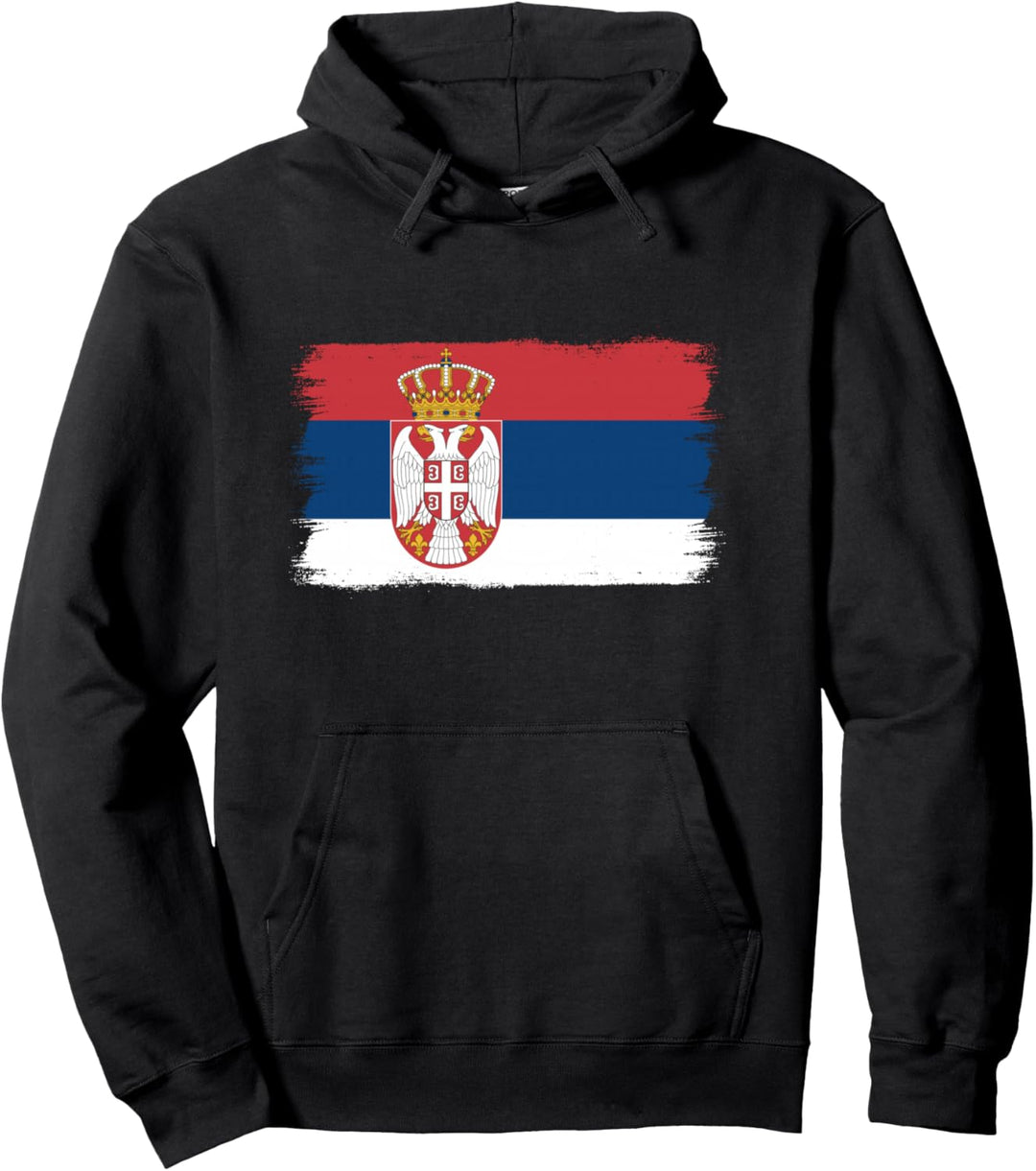 Serbische Flagge Serbien Pullover Hoodie