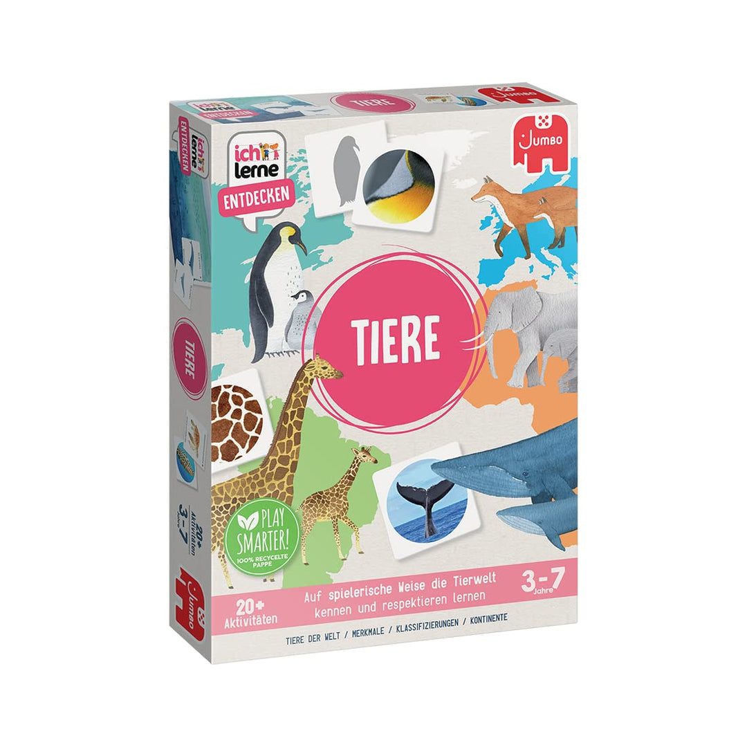 Jumbo - ich lerne Entdecken – Tiere – Lerne die Tierwelt kennen - Lernspiel für Kinder von 3 – 7 Jah