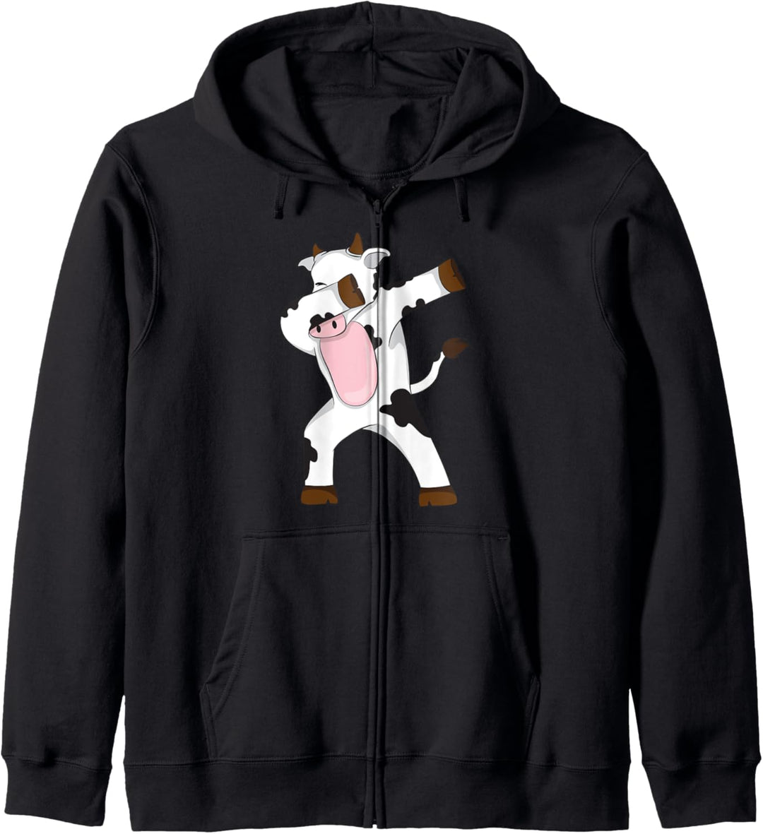 Dabbing Cow Dab Funny Gift idea for men women kids cute Kapuzenjacke