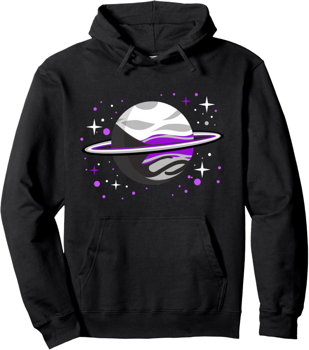 Demisexueller Weltraum Planet Demisexual Pride Pullover Hoodie