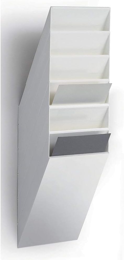 Durable Prospektspenderset Flexiboxx 6 A4, 1 Set, weiss, 1709760010 Weiss Hochformat, Weiss Hochform
