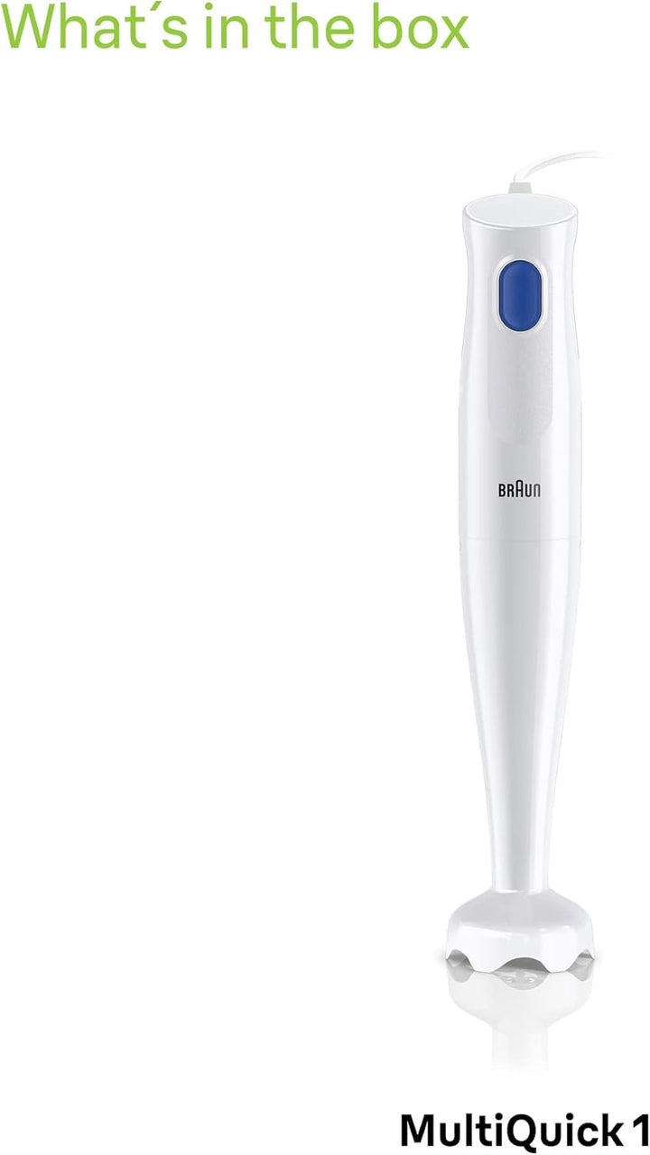 Braun Household Stabmixer MQ10.000P MultiQuick 1 - Extra Leichter Pürierstab mit EasyTwist System, 4