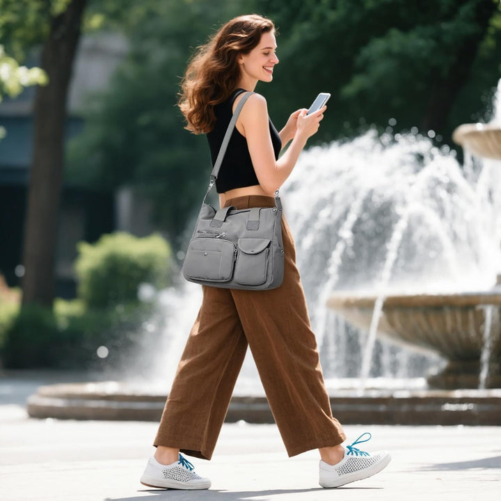 DIRRONA Elegant Damen Umhängetasche Gross Kapazität Handtasche Casual Reise Schultertasche Multi Tas