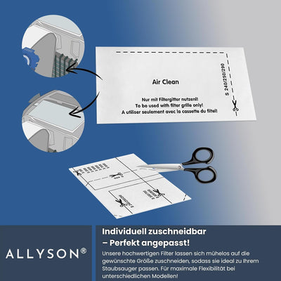 Allyson Premium Staubsaugerbeutel Set für Miele GN-3D Staubsauger I Mikrovlies 5-fache Filterung I K