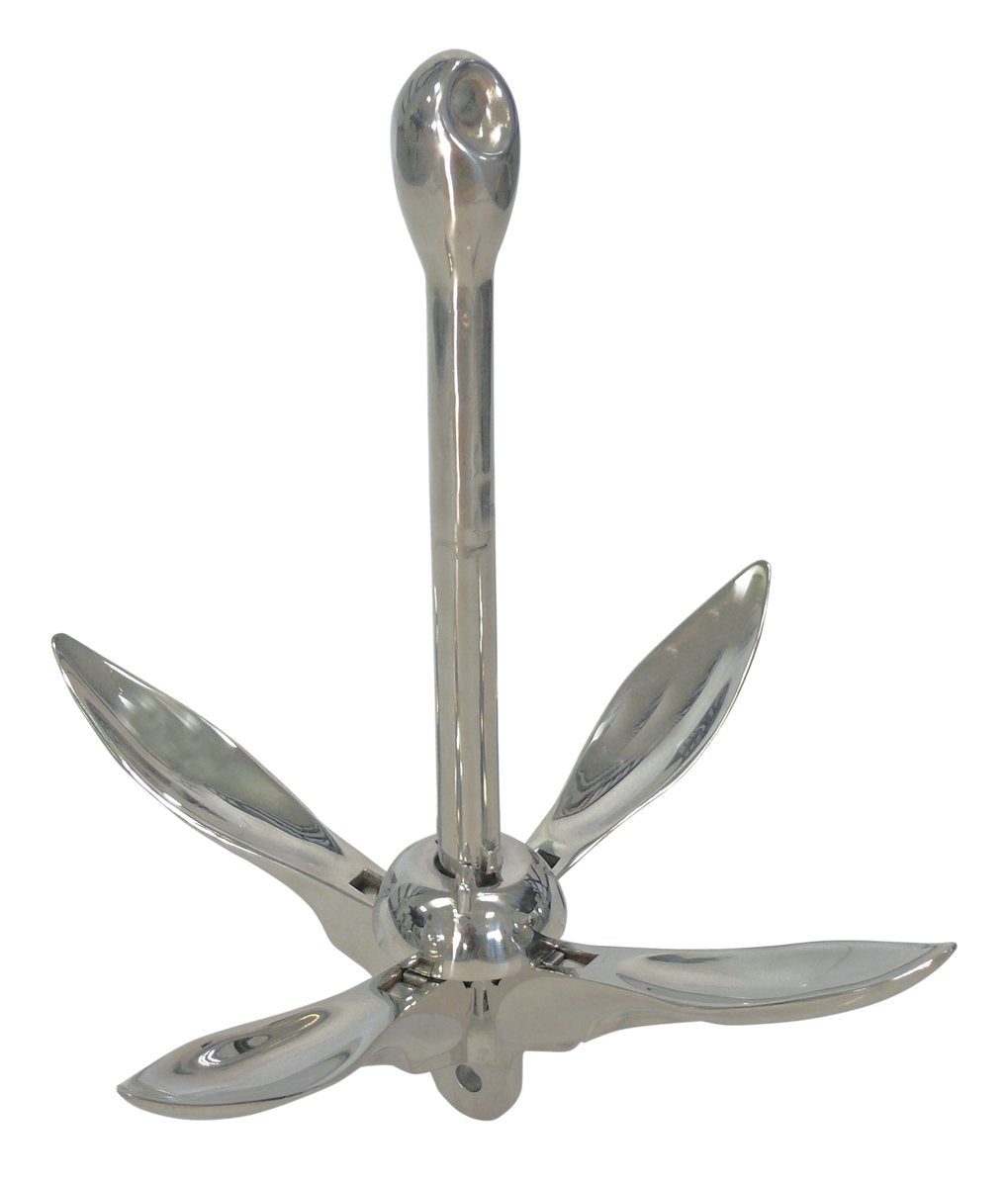 Marinetech Klappdraggen, hochglanzpoliert, A4 (2,5 kg)