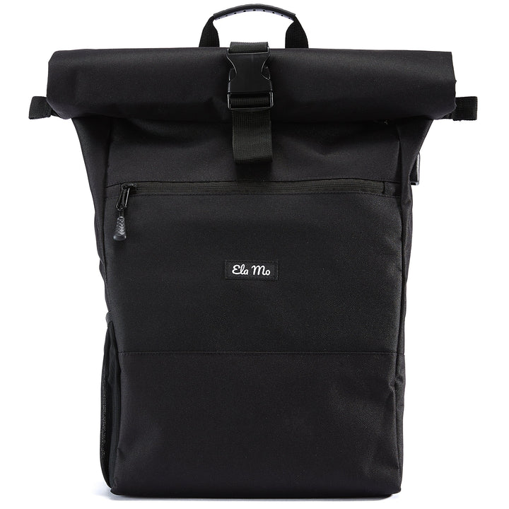 Ela Mo® Rolltop Rucksack Damen - Rollrucksack Anti Diebstahl für Sport & Reisen - Laptoprucksack für