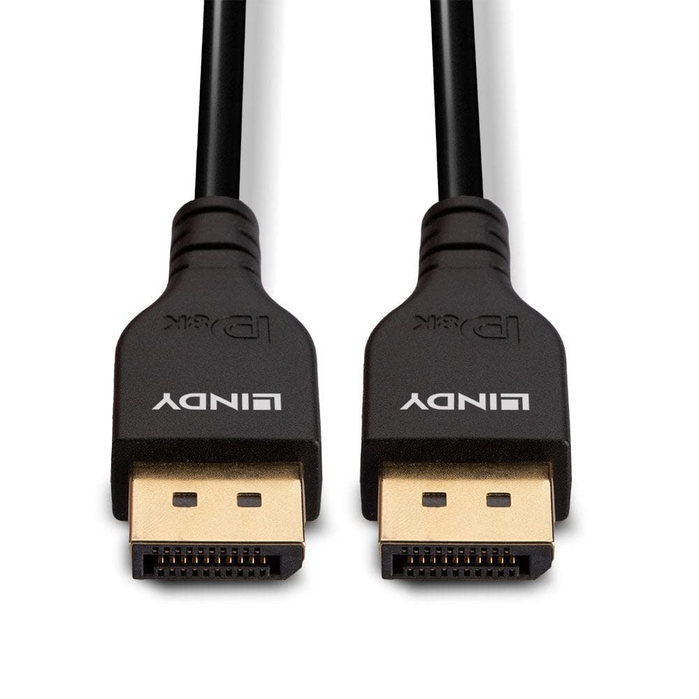 LINDY 36463 3m DisplayPort 1.4 Kabel, Slim