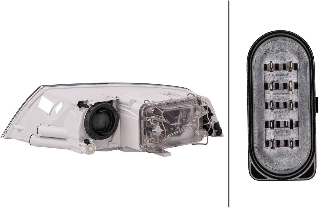 HELLA 1EL 354 027-021 Halogen-Hauptscheinwerfer - rechts - für u.a. Skoda Octavia II (1Z3) Rechts (B
