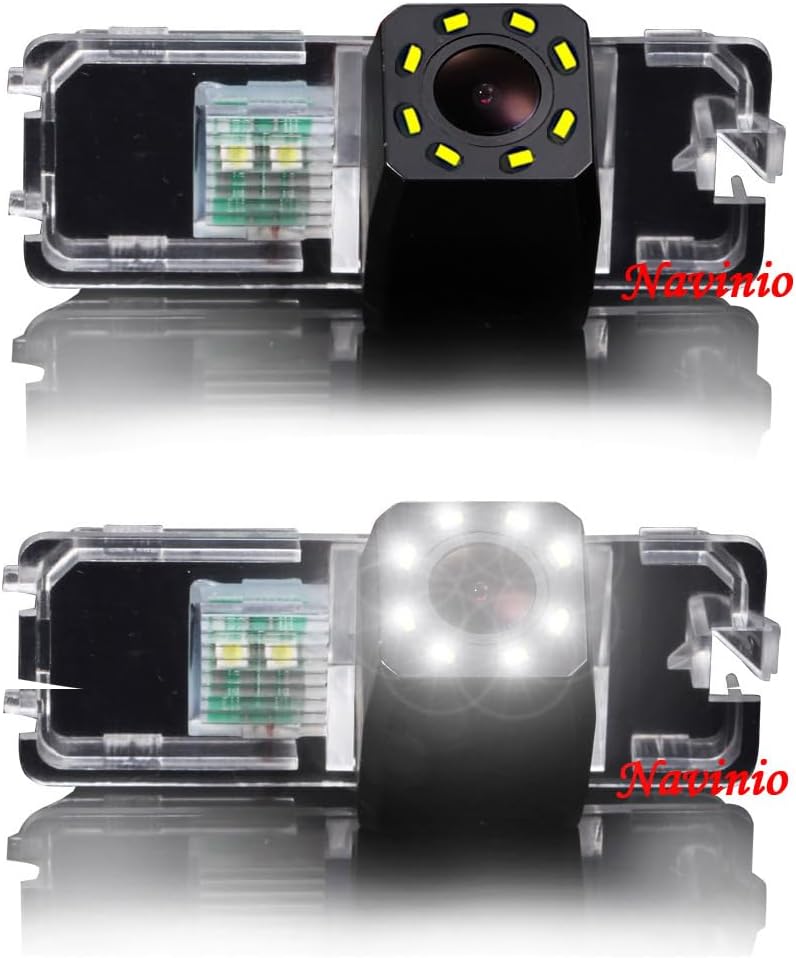 8 LEDs Nachtsicht HD Rückfahrkamera Ersatz für VW New Beetle/Passat CC 4D B6 B7/PHAETON/SCIROCCO/Jet