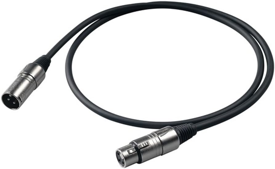 Proel bulk250lu10 Kabel Professionelles Balanced für Mikrofon mit Verbindungen Stecker Lenkrad Canno
