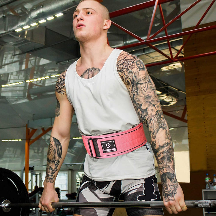 AQF Gewichthebergürtel, 4"/10.2cm Autolock Nylon Gürtel, Functional Training Bodybuilding Fitness Gü