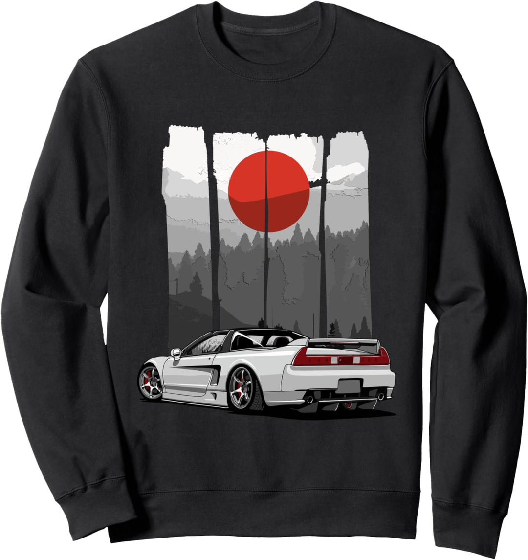 JDM NSX Autotuning Japan Rising Sun Drift Import Sweatshirt