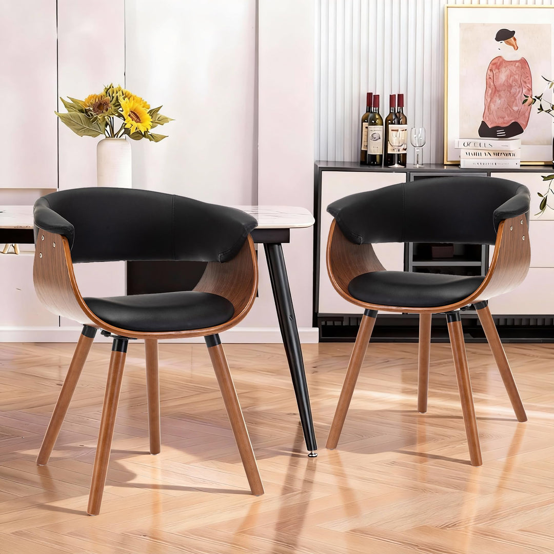 Mignone Esszimmerstühle Wohnzimmerstühle Moderne Küchenstühle Rückenlehnen für Küche Arbeitszimmer W