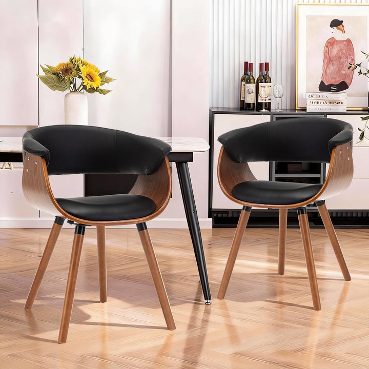 Mignone Esszimmerstühle Wohnzimmerstühle Moderne Küchenstühle Rückenlehnen für Küche Arbeitszimmer W