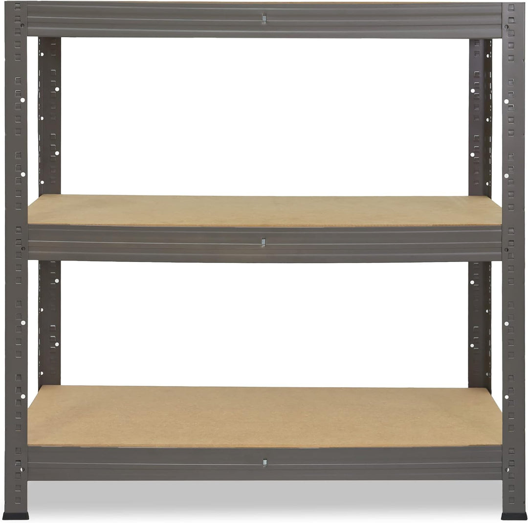 shelfplaza® 90x120x40cm Profi Schwerlastregal grau/Metallregal mit 3 Böden à 200kg Tragkraft/Kellerr