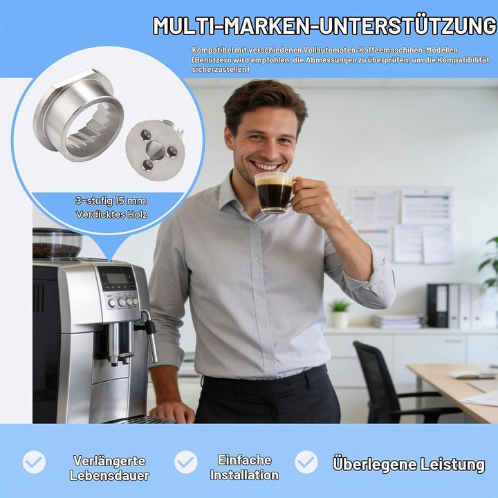 1 set Ersatzteil-Set für Jura Impressa,48mm Mahlring und Mahlkegel– Passend für Jura,Option-O,Brevil
