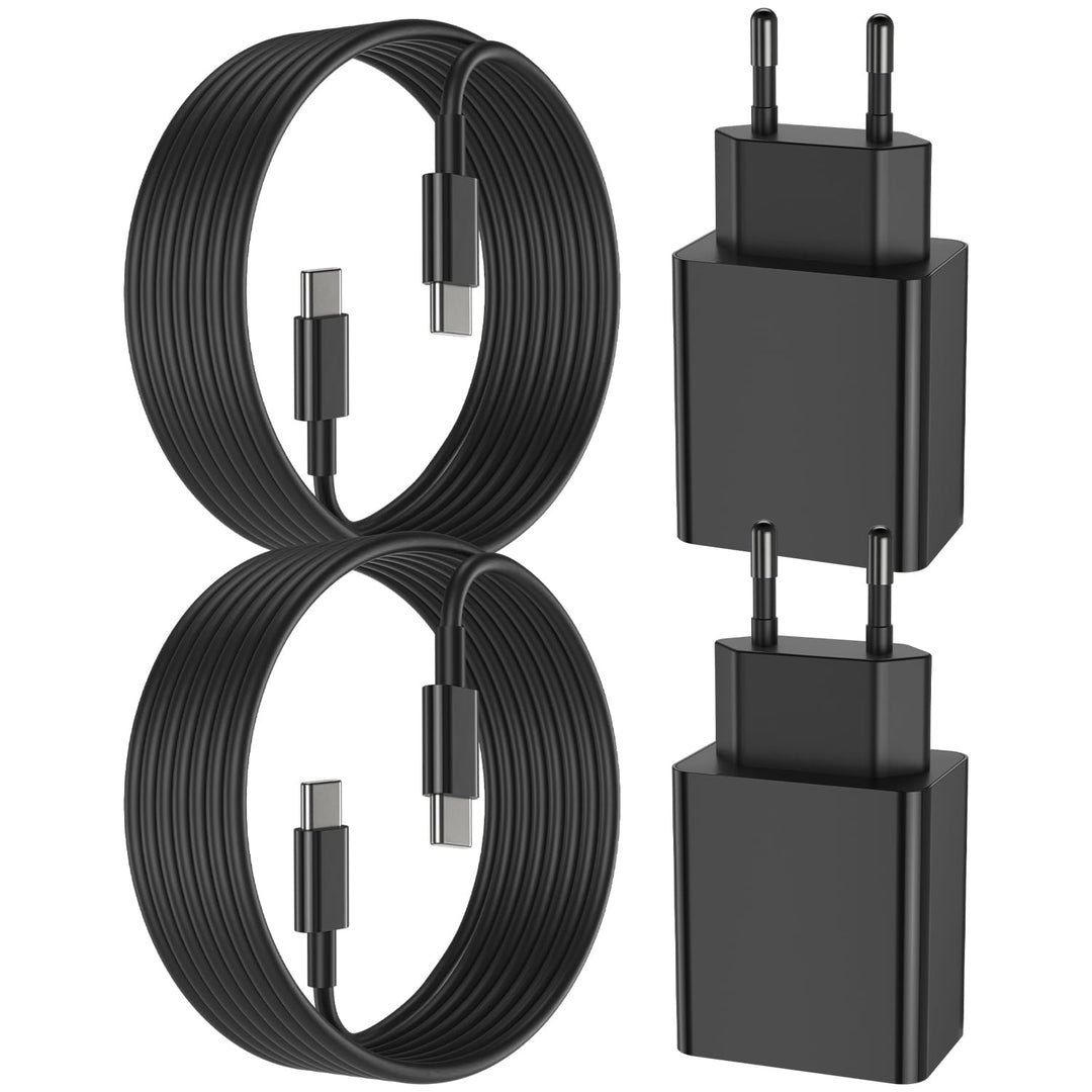 45W USB C Ladegerät für Samsung mit Ladekabel Schnellladekabel, Handyladekabel Typ C mit Ladegerät N