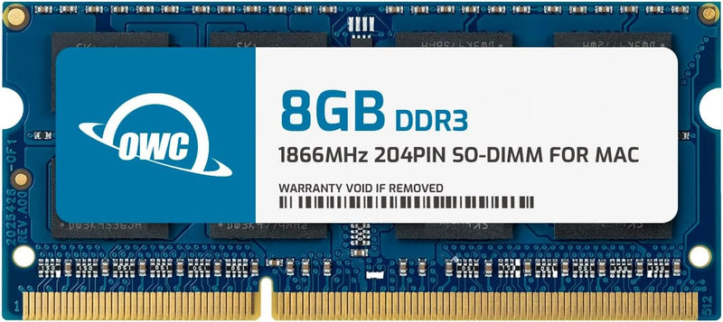 OWC 8 GB (1 x 8 GB) 1867 MHz DDR3 SO-DIMM PC3-14900 204-Pin-CL11-Speichererweiterung (OWC1867DDR3S8G