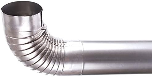 Kaminrohr Ofenrohr Rohr Heizung Rauchrohr 9 Grössen 100cm Länge (Ofenrohr 200), Ofenrohr 200
