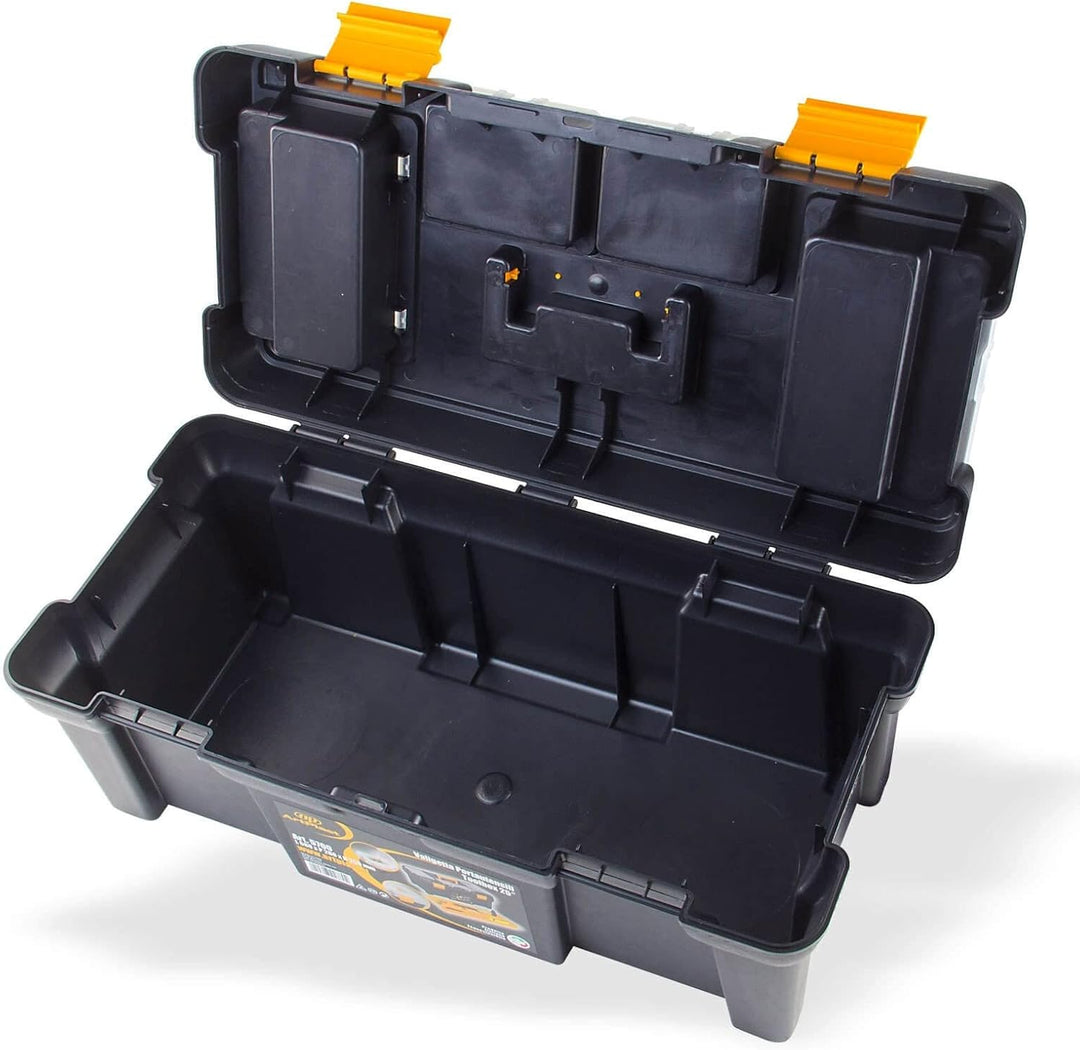 DEMA Werkzeugkoffer ArtPlast-5700 – Werkzeugbox, Werkzeugkoffer, Box – robust, langlebig, handlich –