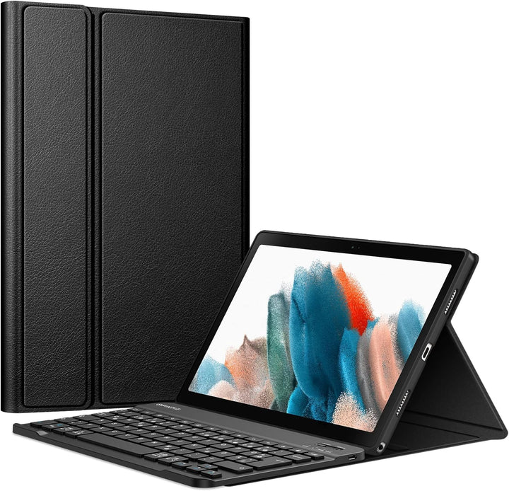 Fintie Tastatur Hülle für Samsung Galaxy Tab A8 10.5'' 2022/2021 SM-X200/X205, Soft TPU Rückseite Ge