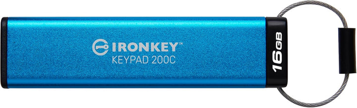 Kingston IronKey Keypad 200 Typ-C Hardware-verschlüsselter USB-Stick FIPS 140-3 Level 3 (ausstehend)