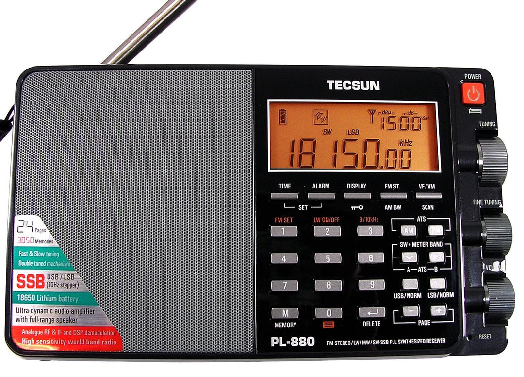Tecsun PL-880 Radiowecker