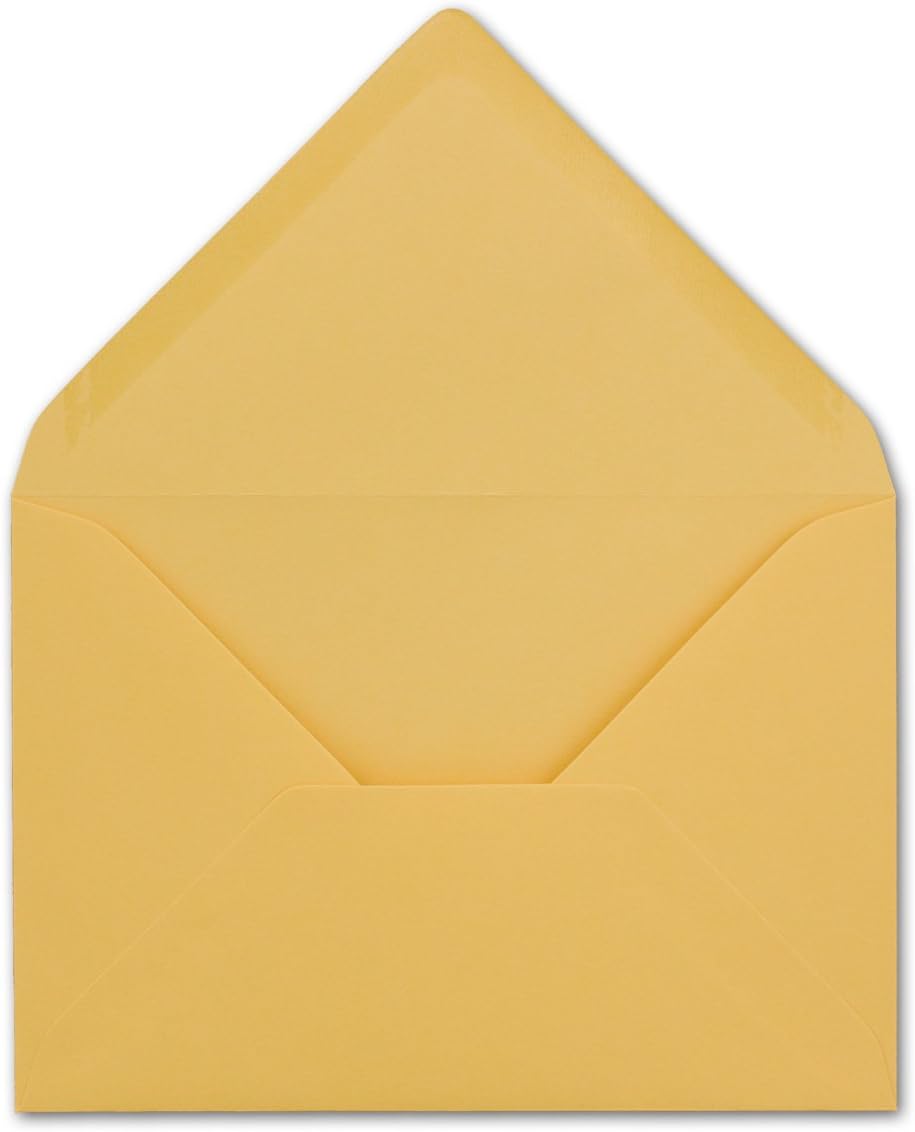 250 Brief-Umschläge - Toskana - DIN C6-114 x 162 mm - Kuverts mit Nassklebung ohne Fenster für Gruss
