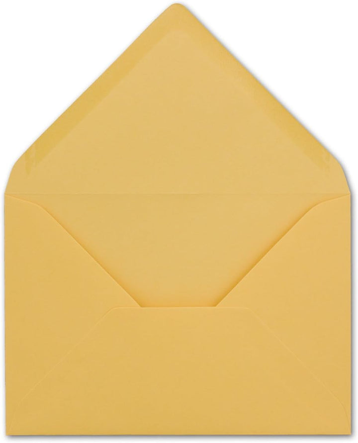 250 Brief-Umschläge - Toskana - DIN C6-114 x 162 mm - Kuverts mit Nassklebung ohne Fenster für Gruss