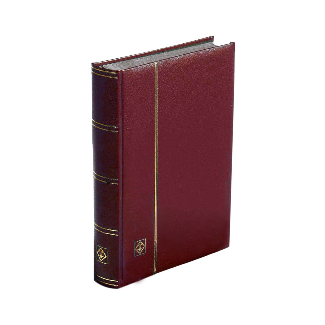 Leuchtturm 313944 Ordner DIN A4, 64 schwarze Seiten, Deckel, rot
