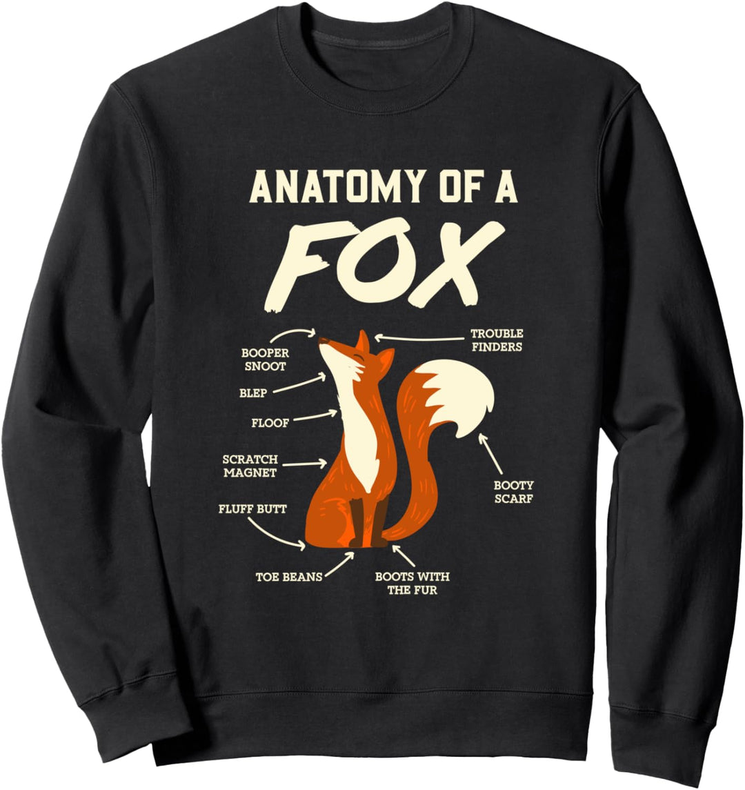 Anatomie eines Fuchses Sweatshirt