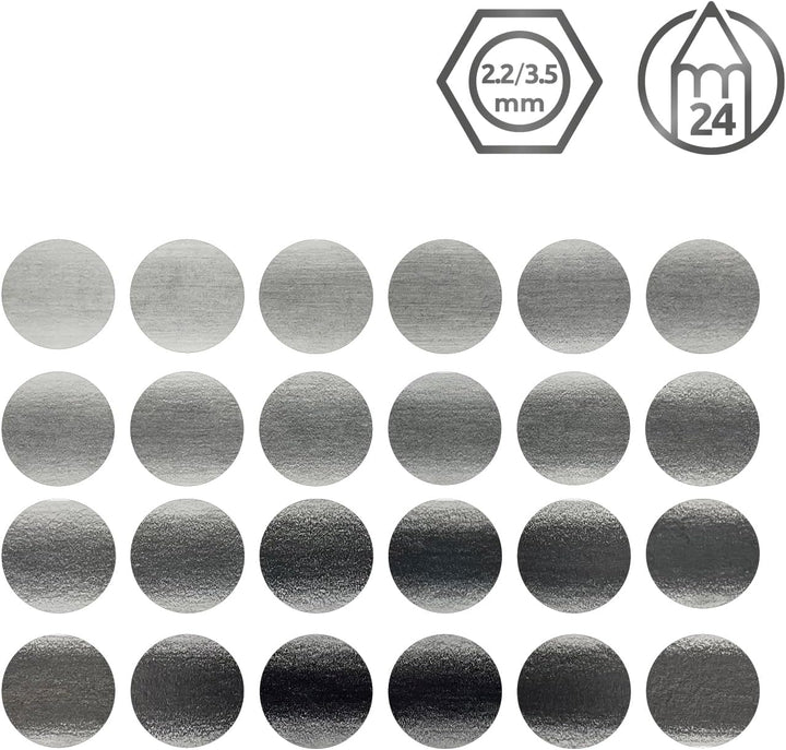 Derwent Graphik Bleistifte Set 24 Stück 24 Stück (1er Pack), 24 Stück (1er Pack)