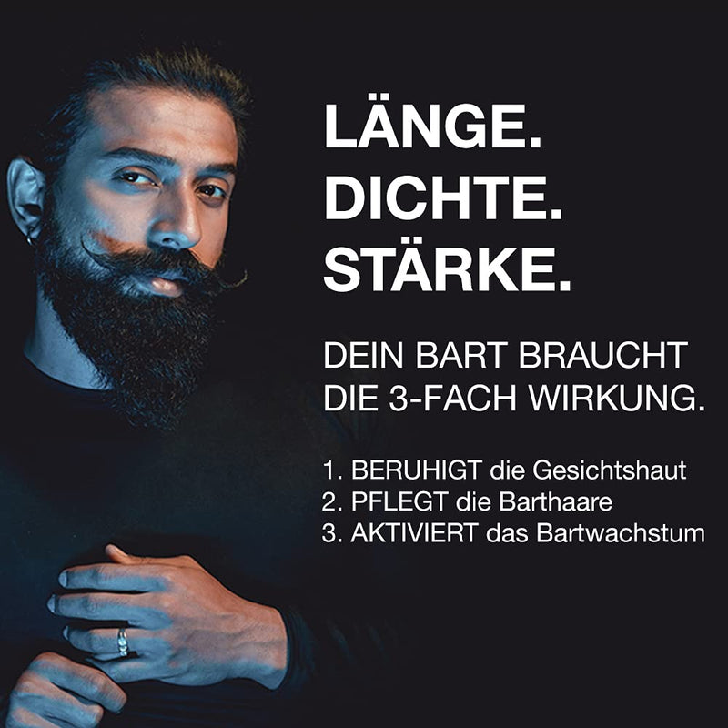 Thiocyn Bartserum 50ml - Bartwuchsmittel für Männer - Unterstützt das Bartwachstum - Bartpflege - Ve