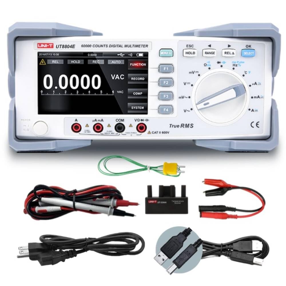 UNI-T UT8804E Digital Multimeter 200000 Counts 100kHz Frequency Response READING RESOLUTION 5K rdgs/