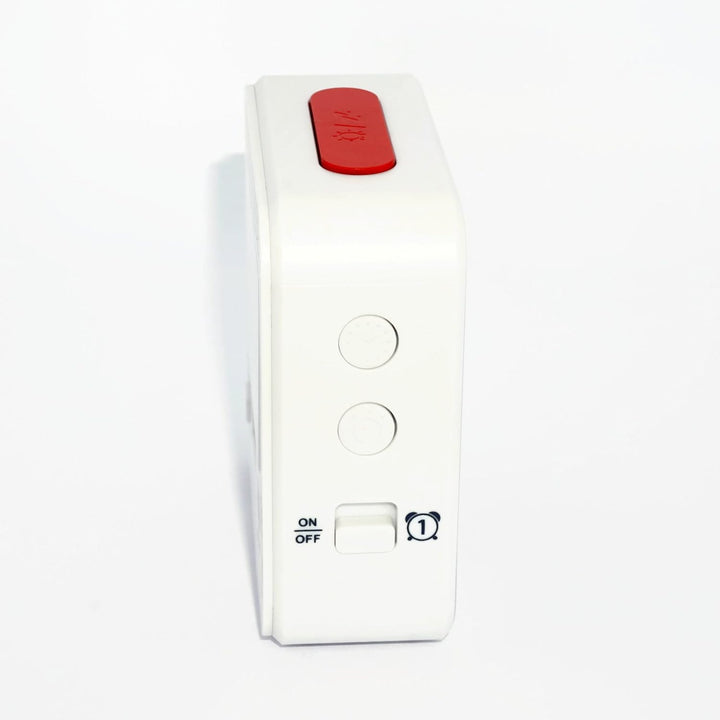 Atlanta Funkwecker Digitalwecker LCD Licht Nachtlicht Snooze Datum Temperatur 2 Weckzeiten Ohne Tick