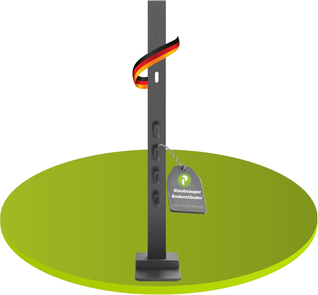 PERFECT EQUIPMENT FOR YOUR HOME PHD-D200B, Staubsaugerständer, Aluminium, Schwarz, Schwarz